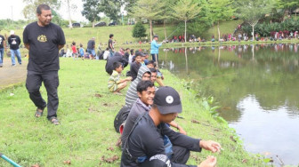 Meriahkan HUT 23 Tanjungjabung Timur, Bupati Romi Buka Lomba Mancing