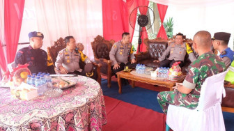 Kapolda Jambi Cek Pospam dan Posyan Operasi Lilin 2022