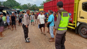 Polres Batanghari Amankan Lalu Lintas Angkutan Batu Bara