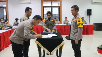 Sosialisasi DIPA 2023 dan Penandatangan Pakta Integritas di Polda Jambi