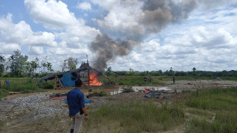 Razia PETI di Merangin, 12 Dompeng Dimusnahkan, 2 Pemodal Ditangkap
