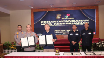 Tingkatkan Pengamanan Obvitnas Hulu Migas di Sumsel, SKK Migas dan Polda Sumsel Tandatangani PKS
