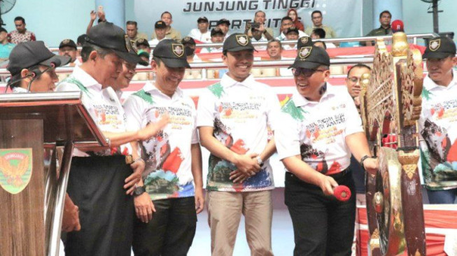 Kapolda Jambi Hadiri Pembukaan Turnamen Karate Piala Pangdam Sriwijaya