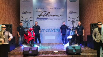 Yamaha Grand Filano Hybrid Connected Hadir di Jambi