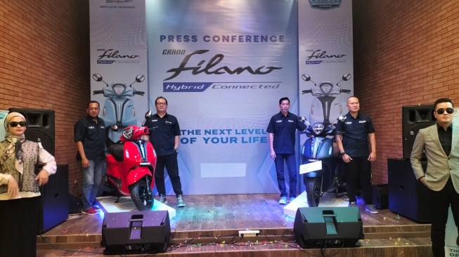 Yamaha Grand Filano Hybrid Connected Hadir di Jambi