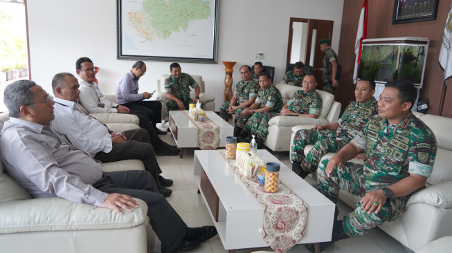 Danrem 042/Gapu Silaturahmi ke BPK RI Perwakilan Jambi