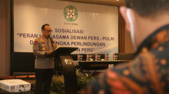 Polri dan Dewan Pers Sosialiasi Perlindungan Kemerdekaan Pers