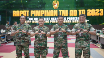 Danrem 042/Gapu Ikuti Rapim TNI AD 2023