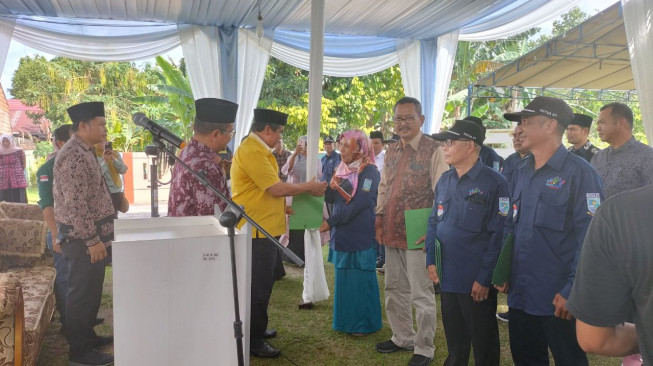 HBA Hadiri Pelantikan 37 Ketua RT se-Kelurahan Simpang IV Sipin