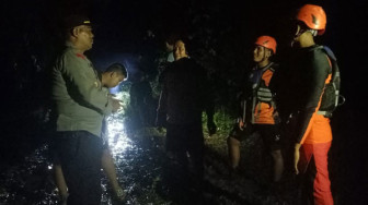 Basarnas Bantu Pencarian Bocah Tenggelam di Sungai Pulau Rayo