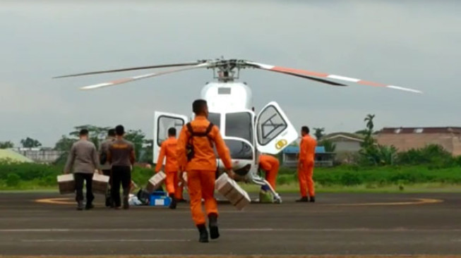 Heli Membawa Kapolda Jambi Jatuh Akibat Cuaca Buruk