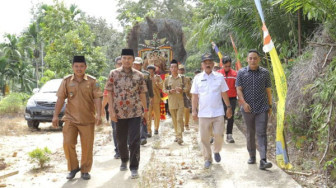 Edi Purwanto Kunker ke Sarolangun, Tinjau Jalan dan SMA