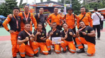 Luar Biasa… Basarnas Jambi Juara di Urban SAR Challenge 2023