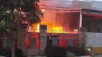 Ditinggal Pergi Pemilik, Rumah di Villa Kenali Terbakar