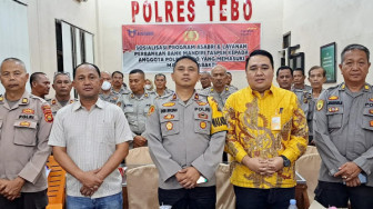 Bank Mantap Sosialisasikan Produk Layanan Perbankan dan Layanan Asabri di Polres Tebo