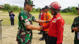 Danrem 042/Gapu Minta TRC Satgas Karhutla Serius Latihan