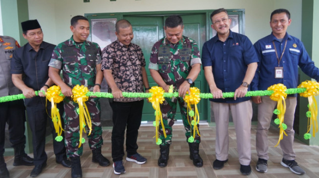 Koramil Geragai Diresmikan Danrem Garuda Putih Minta Pembinaan Teritorial Dioptimalkan