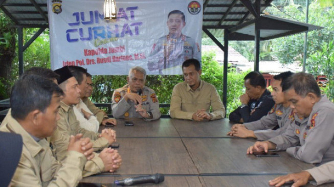 Polda Jambi Jumat Curhat Bersama PT Transportasi Gas Indonesia