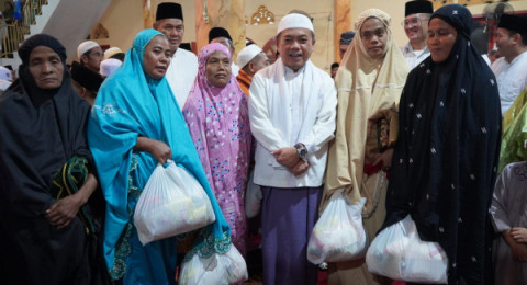 Safari Ramadhan di Desa Niaso, Al Haris Ajak Ramaikan Masjid