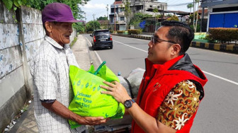 Ditreskrimum Polda Jambi Bagikan 118 Paket Sembako Ramadhan