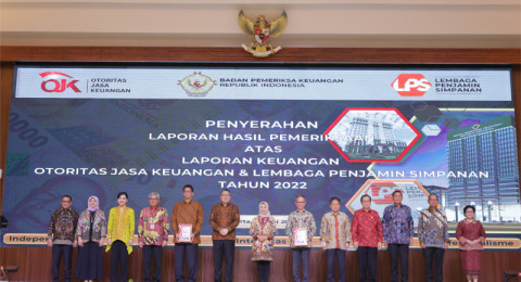 OJK Kembali Raih Opini Wajar Tanpa Pengecualian