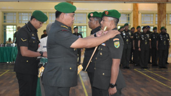 Pimpin Sertijab Dandim 0415/Jambi, Ini Pesan Tegas Danrem 042/Gapu