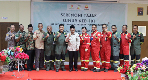 SKK Migas Sumbagsel Apresiasi Tajak Sumur Kelima PetroChina