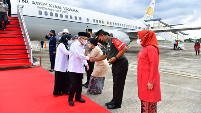 Kunker Wapres Ma'ruf Amin di Jambi Lancar, Danrem : Terima Kasih kepada Seluruh Personel