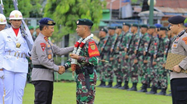 Kapolda Jambi Berkomitmen Menjaga Sinergitas Bersama TNI
