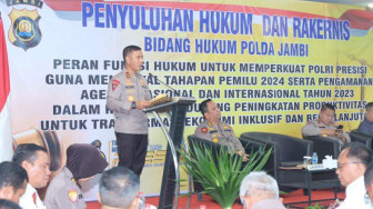 Kapolda Jambi Ingatkan Personelnya Jangan Sampai Ikut Menyebarkan Hoax