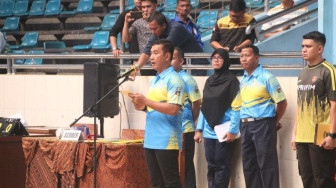 Kapolda Jambi Buka Porprov Cabor Bola Voli dan Kapolda Jambi Cup