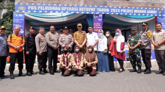 Pj Bupati Muarojambi Tinjau Pos Arus Mudik 2023