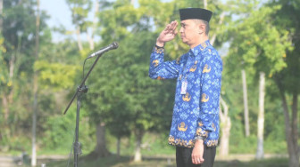 Pj Bupati Muarojambi Pimpin Upacara Hari Pendidikan Nasional