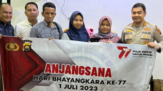 Jaga Silaturahmi, Kabid Humas Polda Jambi Anjangsana ke Rumah Warakawuri