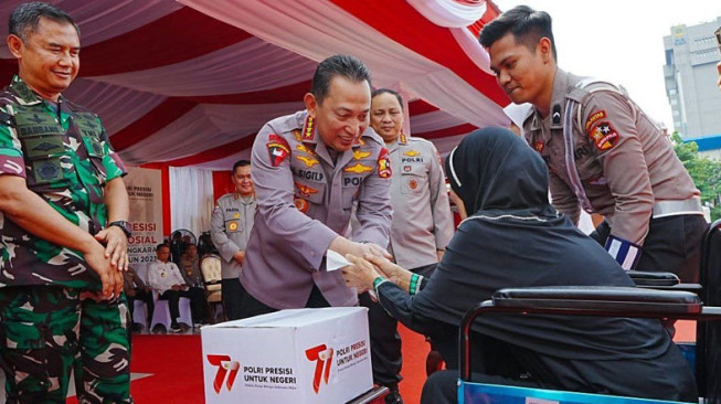 Gelar Baksos, Kapolri Ingin Polri Selalu Bersama Masyarakat