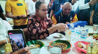 Anies Nongrong di Sate Edi, Kota Jambi, Ketua Nasdem Provinsi Jambi Tidak Hadir..?