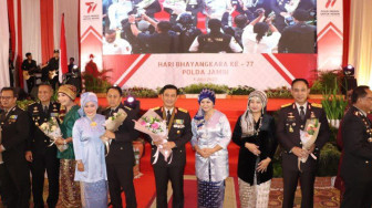Rayakan HUT 77 Bhayangkara, Polda Jambi Gelar Syukuran