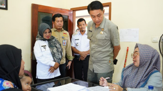 Pelaksanaan Perekaman E-KTP Ditinjau Pj Bupati Muaro Jambi di Talang Kerinci