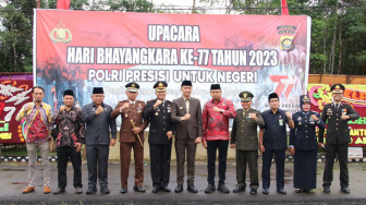 Pj Bupati Muarojambi Hadiri Syukuran HUT 77 Bhayangkara