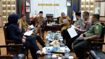 Pj Bupati Muarojambi Rapat Bersama Forkopimda, Bahas Berbagai Konflik