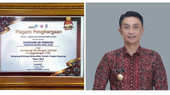 Pj Bupati Muaro Jambi Dapat Penghargaan Terbaik Tingkat Nasional Acara Harganas