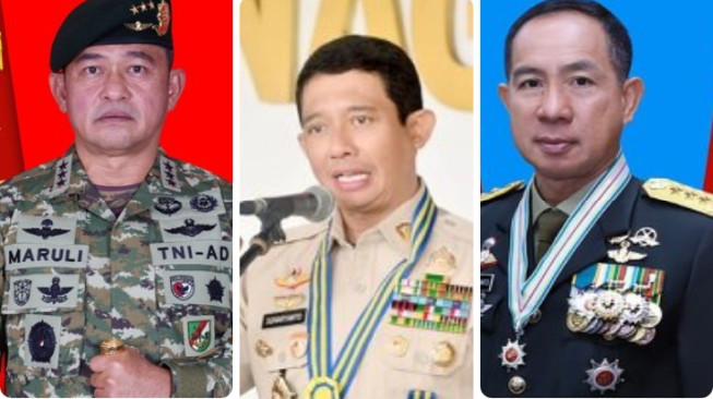 Peluang Letjen TNI Suharyanto, Agus Subianto dan Maruli Simanjuntak Jadi KSAD..? Jenderal Asal Jawa dan Orang Dekat Jokowi Berpeluang Besar..