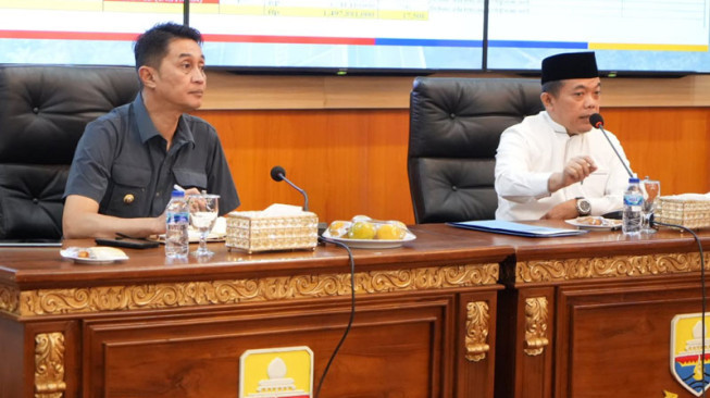 Bachyuni Rapat Bersama Gubernur Jambi Bahas Kendala Pembangunan Jalan Tol