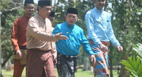 Sedekah Adat Empat Lawang Sejarangan Dibuka Gubernur Jambi. PJ Bupati Bacyuni: Upaya Promosi Wisata Muaro Jambi ke Tingkat Nasional dan Mancanegara.
