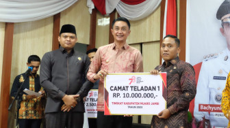 Muhammad Iqbal, Camat Sakernan, Dinobatkan Camat Teladan Kabupaten Muaro Jambi Tahun 2023