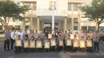 19 Polisi Terima Penghargaan dari Kapolri dan Kapolda Jambi