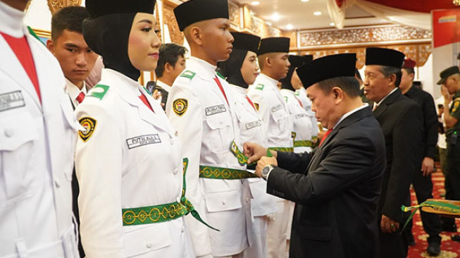 Al Haris Kukuhkan Paskibraka Provinsi Jambi 2023, Ini Pesannya…