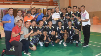 Kejuaraan Bola Voli Kapolda Jambi Cup Ditutup, Ini Juaranya...