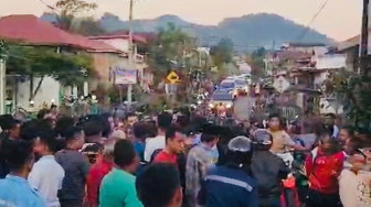 Pemblokiran Jalan di Pangkalan Jambu Berbalas, Warga Tamiai Juga Lakukan Blokade
