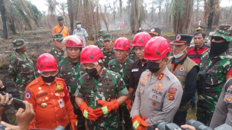 Kapolda Jambi Tinjau Karhutla Bersama Kasad